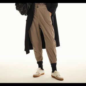 Zara Corduroy Paperbag Baggy Pants - NWT